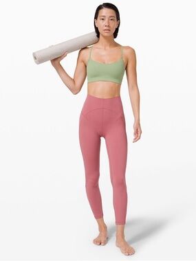 Lululemon Unlimit High-Rise Tight 25"
Keyhole Leggings Pink Size 6